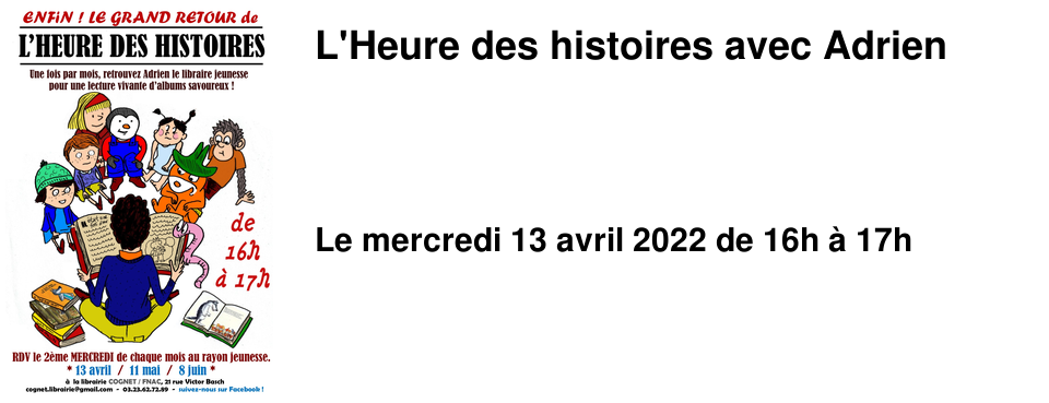 L'Heure des histoires avec Adrien