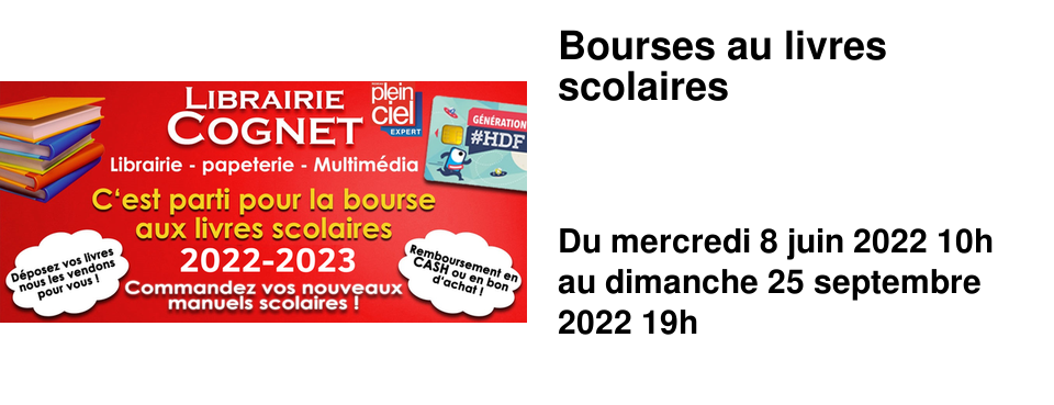 Bourses au livres scolaires