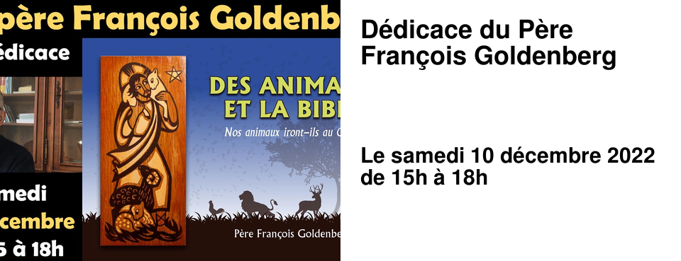 D�dicace du P�re Fran�ois Goldenberg