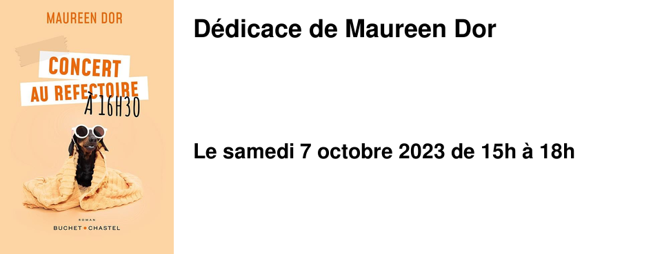 D�dicace de Maureen Dor